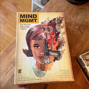 MIND MGMT Board Game – Complete – Excellent Condition – Strategy / Espionage